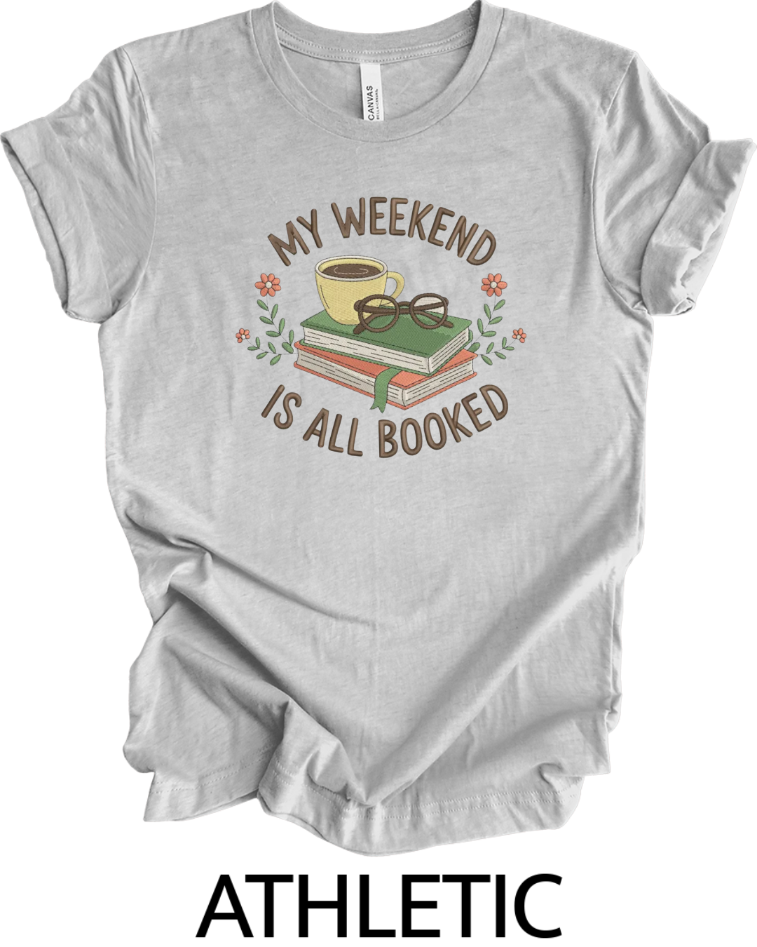 Weekend Booked Embroidery T-shirt