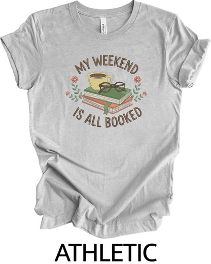 Weekend Booked Embroidery T-shirt