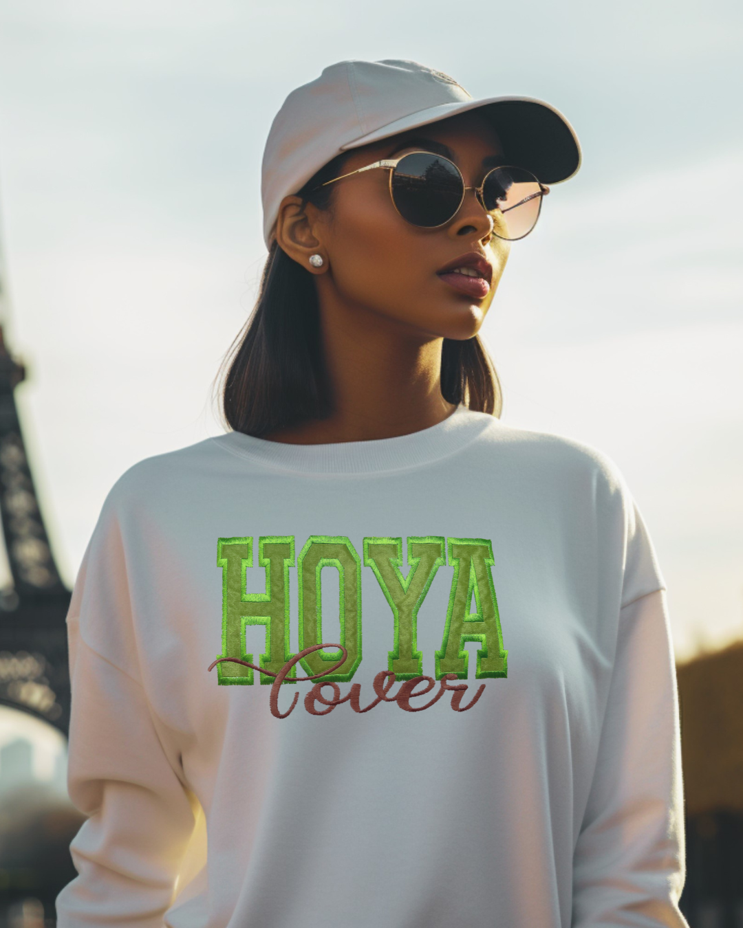 Hoya Lover Embroidered Crewneck