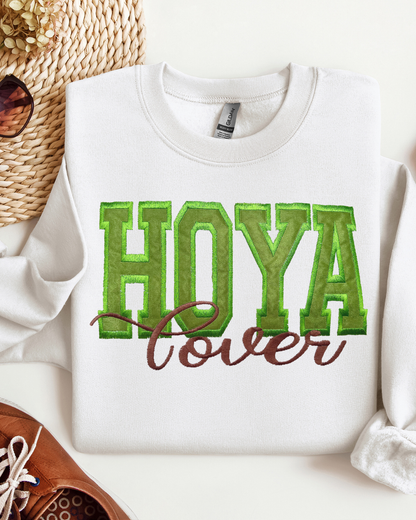 Hoya Lover Embroidered Crewneck