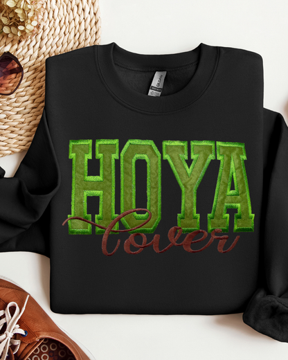 Hoya Lover Embroidered Crewneck