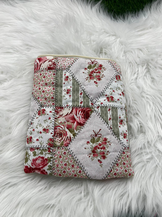 Spring Vintage Book Cover with Zipper