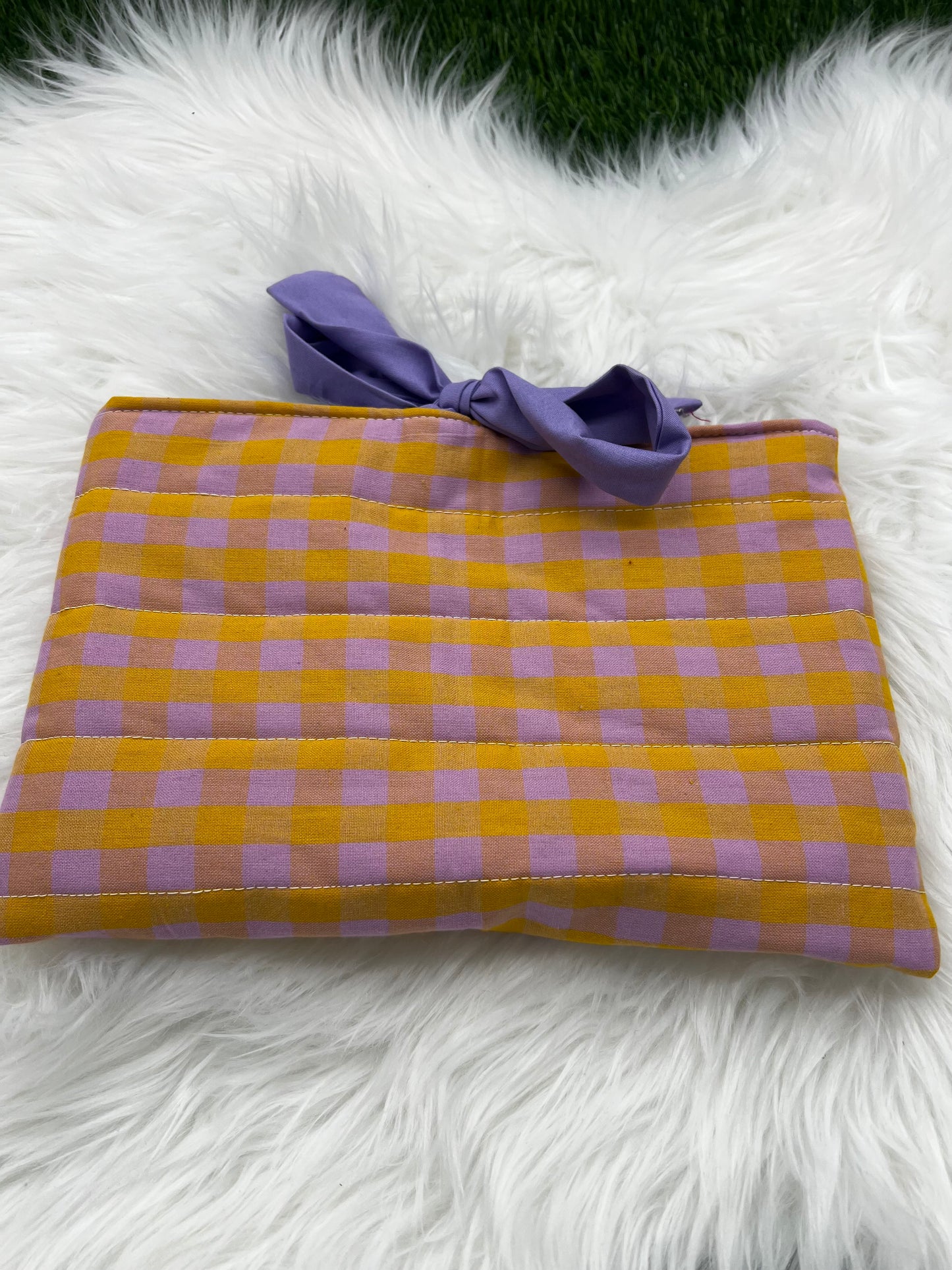 Plum Ginger Book Sleeve with Bow
