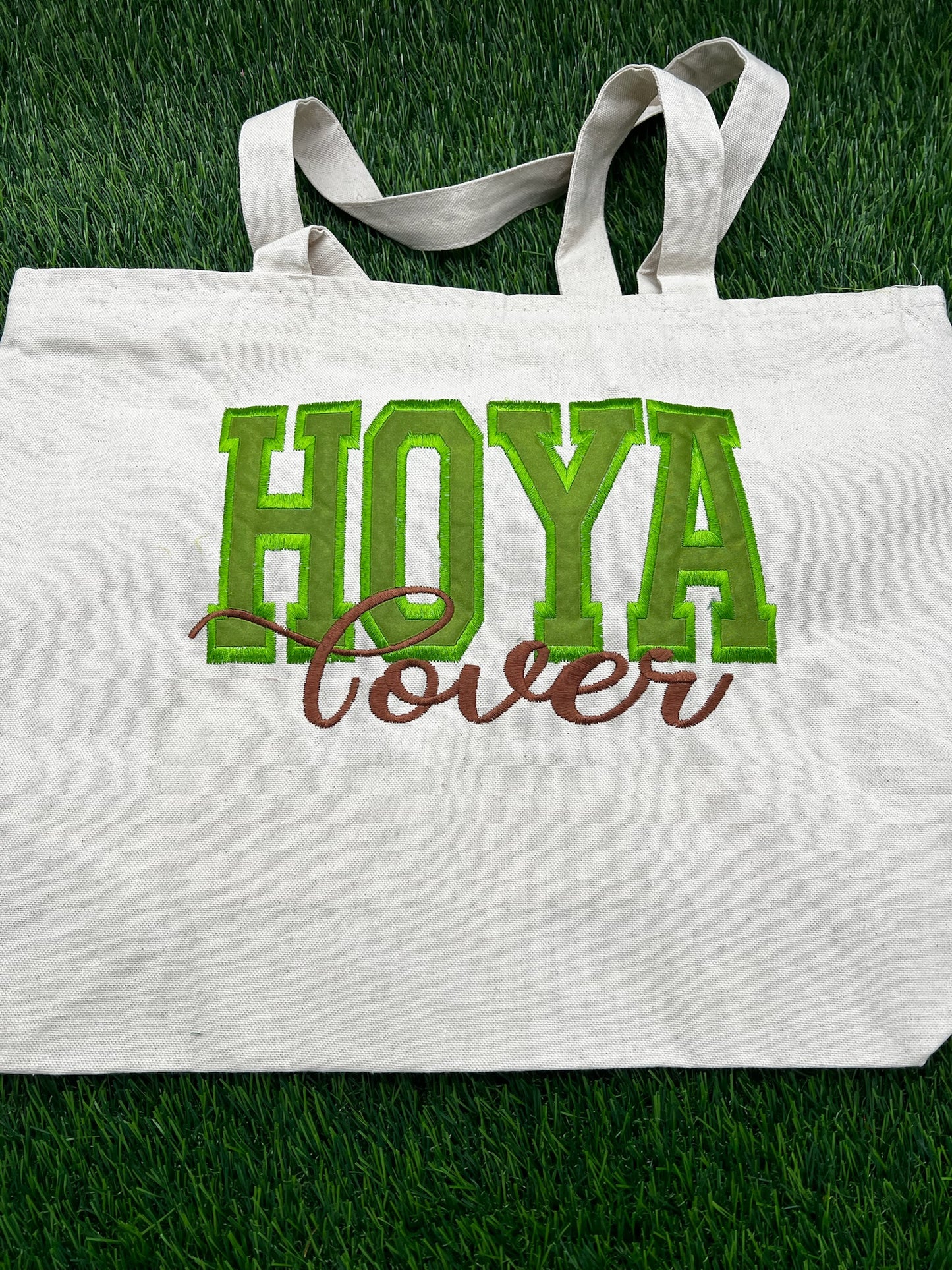 Hoya Lover Embroidery Tote