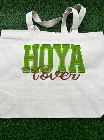 Hoya Lover Embroidery Tote