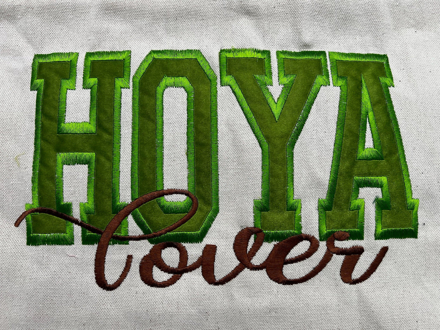 Hoya Lover Embroidery Tote