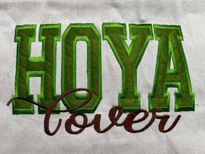 Hoya Lover Embroidery Tote