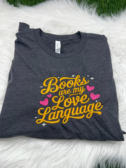 Book Love Language T-shirt