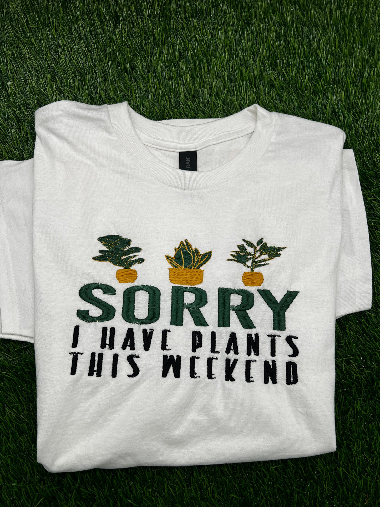 Sorry I have plants this weekend