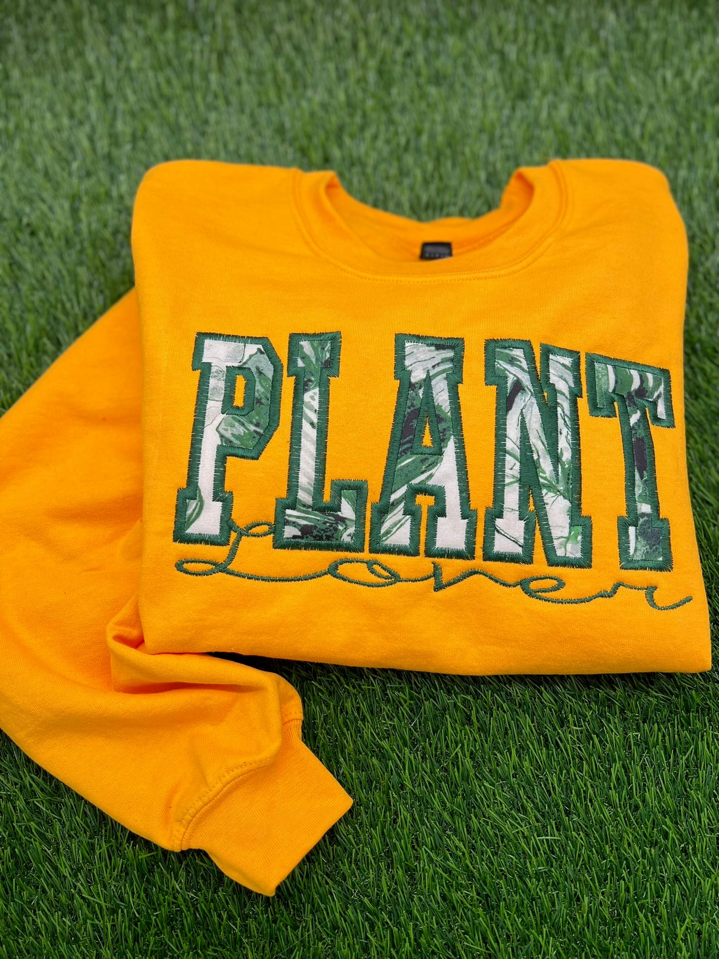 Plant Lover Embroidered Crewneck Sweatshirt