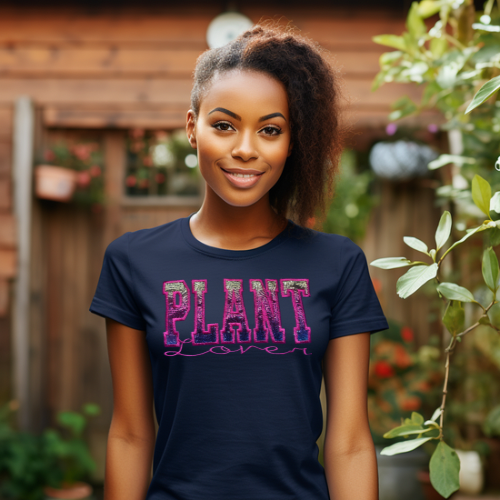 Sequin Plant lovers T-shirt