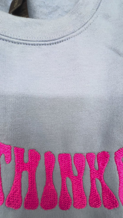 Overthinker Embroidery Crewneck